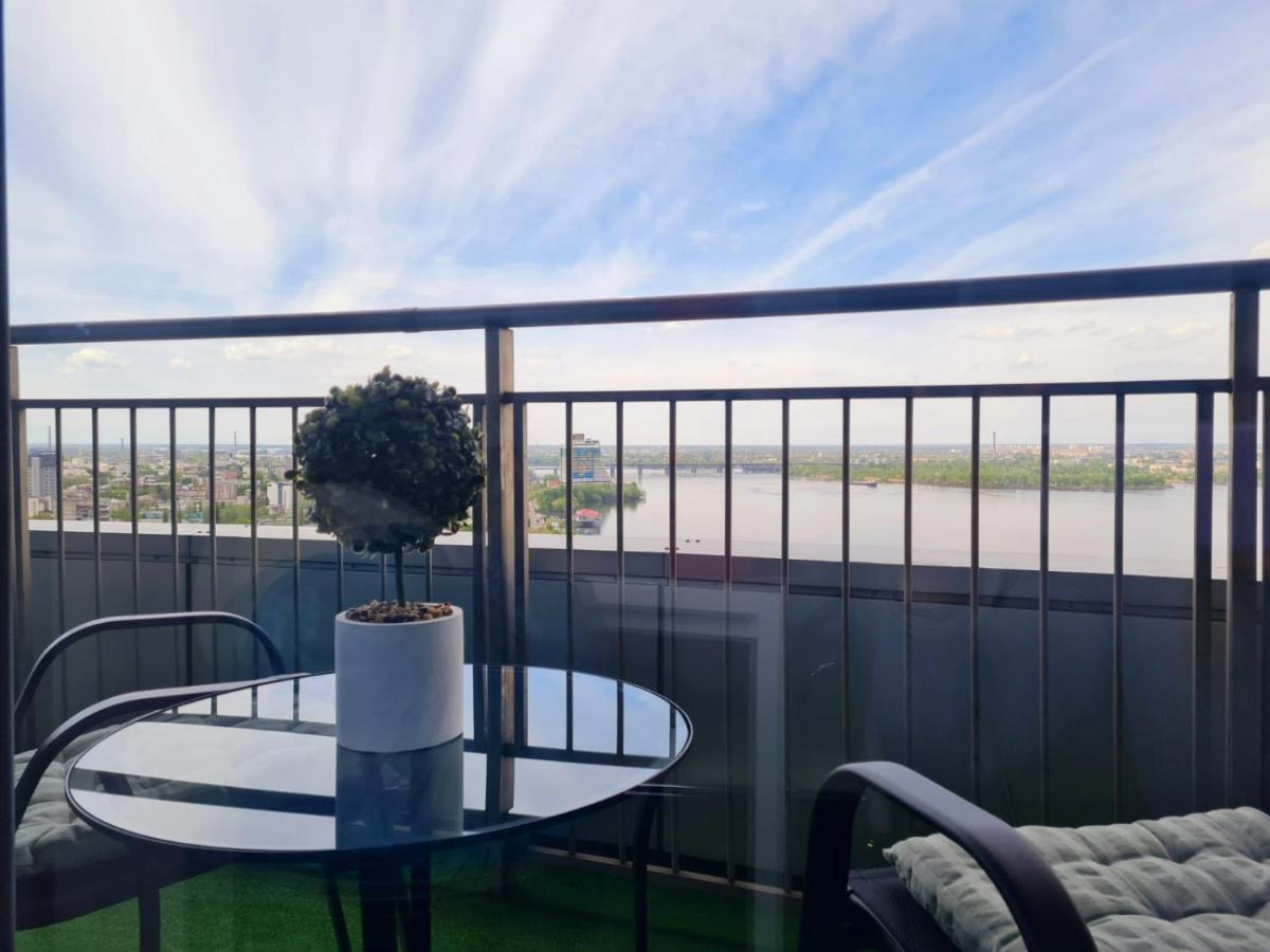 Skytech Most City Hotel 19 Floor Panoramic View Ντνιπροπετρόφσκ Εξωτερικό φωτογραφία